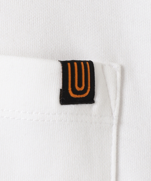 UNIVERSAL OVERALL(ユニバーサルオーバーオール)の「UNIVERSAL OVERALL/ユニバーサルオーバーオール 別注ポンチTシャツ(Tシャツ/カットソー・メンズ・チャコールグレー/ネイビー/ブラック/ホワイト・LARGE/MEDIUM/SMALL)」の9枚目の写真