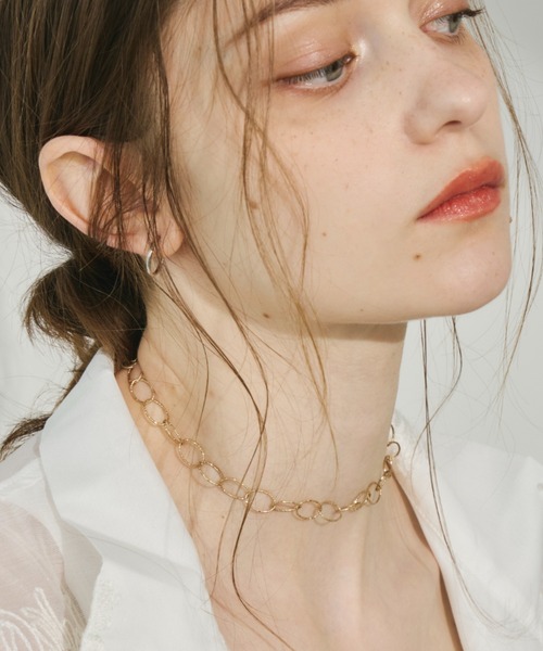 Unitage(ユニテージ)の「バブルチェーンチョーカー(ネックレス・レディース・シルバー/ゴールド・FREE)」の5枚目の写真