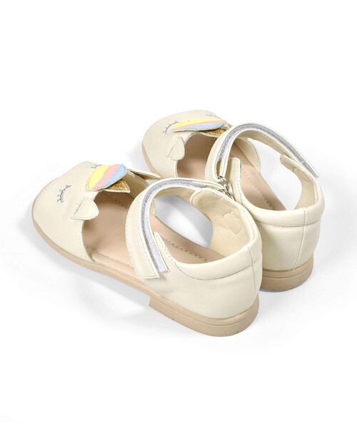 SLAP SLIP（スラップスリップ）の「ウサギユニコーンフェイスモチーフオープントゥサンダル(14~18cm)（サンダル・キッズ・オフホワイト/ピンク・17.0cm/18.0cm/14.0cm/15.0cm/16.0cm）」の3枚目の写真