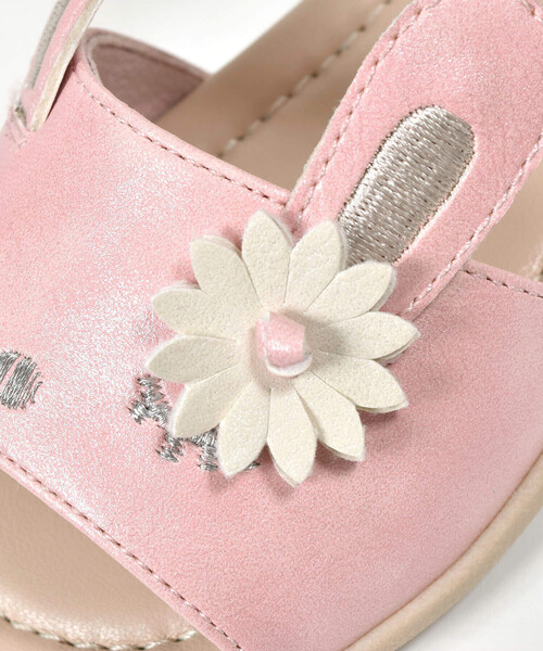 SLAP SLIP（スラップスリップ）の「ウサギユニコーンフェイスモチーフオープントゥサンダル(14~18cm)（サンダル・キッズ・オフホワイト/ピンク・17.0cm/18.0cm/14.0cm/15.0cm/16.0cm）」の10枚目の写真