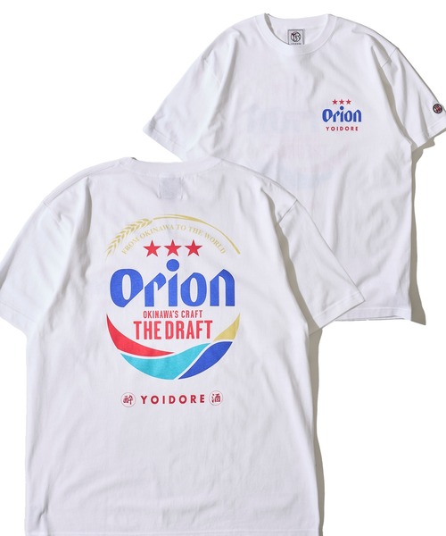 ADPOSION(アドポーション)の「【YOIDORE×オリオンビール 】コラボバックプリントTシャツ / グラフィックTシャツ(Tシャツ/カットソー・メンズ・ブラック/ホワイト/ネイビー・MEDIUM/LARGE)」の2枚目の写真