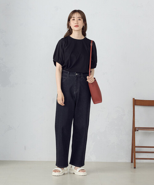 COMME CA ISM（コムサイズム）の「ギャザースリーブカットソー（Tシャツ/カットソー・レディース・ホワイト/グリーン/ブラック・MEDIUM/LARGE）」の18枚目の写真