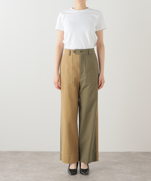 SLOBE citron.(スローブシトロン)の「SLOBE citron.ミリタリーコンビパンツ(カーゴパンツ・レディース・カーキ・36/38)」の17枚目の写真