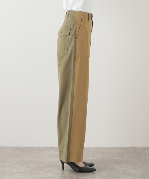 SLOBE citron.(スローブシトロン)の「SLOBE citron.ミリタリーコンビパンツ(カーゴパンツ・レディース・カーキ・36/38)」の13枚目の写真