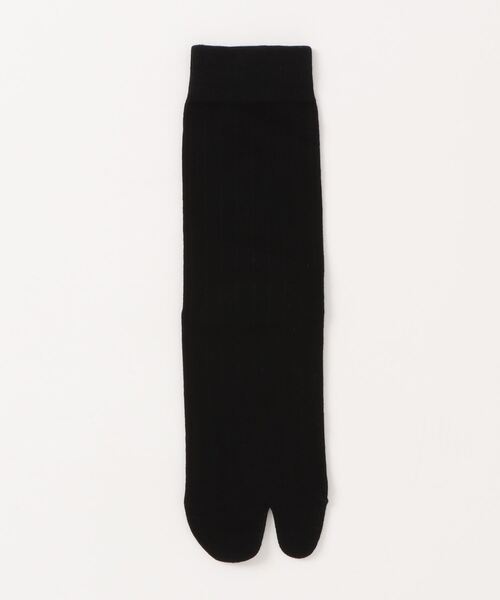 VIBGYOR Women（ヴィブジョー　ウィメン）の「【float】ベーシック リブ クルー丈 2本指/足袋ソックス（ソックス/靴下・レディース・チャコール/ブラック/オフホワイト/グレー・FREE）」の15枚目の写真