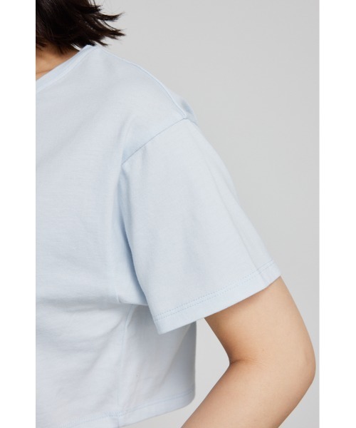 rienda（リエンダ）の「ビジューRロゴＴシャツ 春服（Tシャツ/カットソー・レディース・ブラック/ホワイト/ライトブルー・FREE）」の18枚目の写真