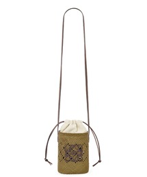 LOEWE アナグラム チェック/ アジュレ スクエアポケット LOEWE ロエベ アナグラム アジュレ スクエアポケット Aランク