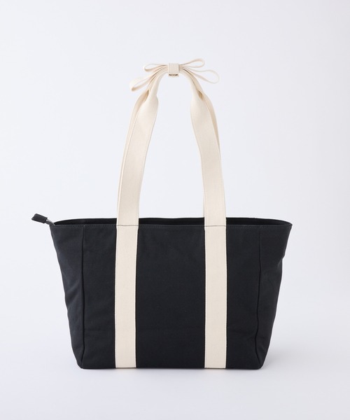 セール】リボンハンドルトートバッグ/A4サイズ収納可（トートバッグ