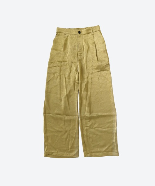 OSYAREVO(オシャレボ)の「サテン パンツ スラックス(スラックス・レディース・マスタード/オフホワイト/ブラック・LARGE/MEDIUM)」の19枚目の写真