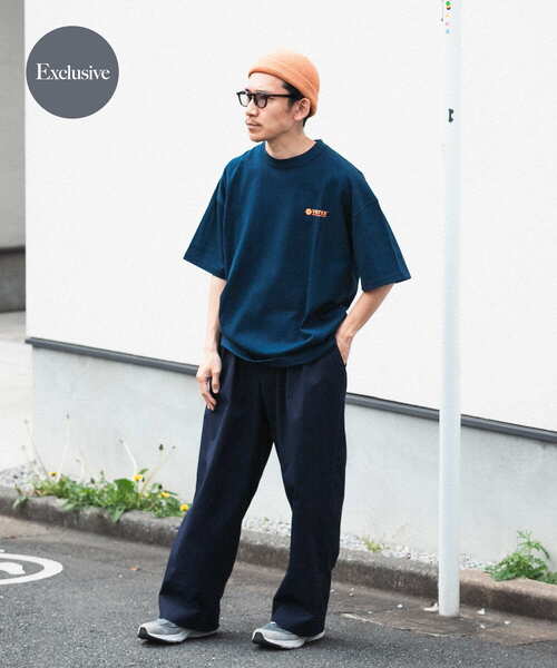 URBAN RESEARCH（アーバンリサーチ）の「『別注』VIBTEX×URBAN RESEARCH　T-SHIRTS（Tシャツ/カットソー・メンズ・ネイビー/ホワイト/チャコールグレー・MEDIUM/LARGE）」の3枚目の写真