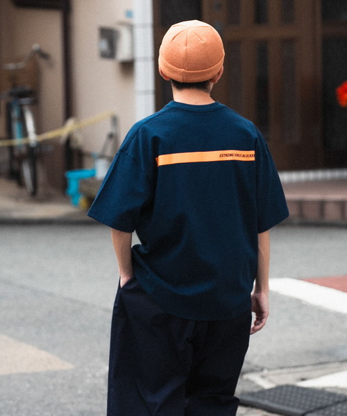 URBAN RESEARCH（アーバンリサーチ）の「『別注』VIBTEX×URBAN RESEARCH　T-SHIRTS（Tシャツ/カットソー・メンズ・ネイビー/ホワイト/チャコールグレー・MEDIUM/LARGE）」の9枚目の写真