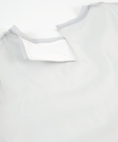 titivate(ティティベイト)の「シアーレイヤードプルオーバー(Tシャツ/カットソー・レディース・ライトブラウン/オフホワイト/ライトグレー・FREE)」の15枚目の写真