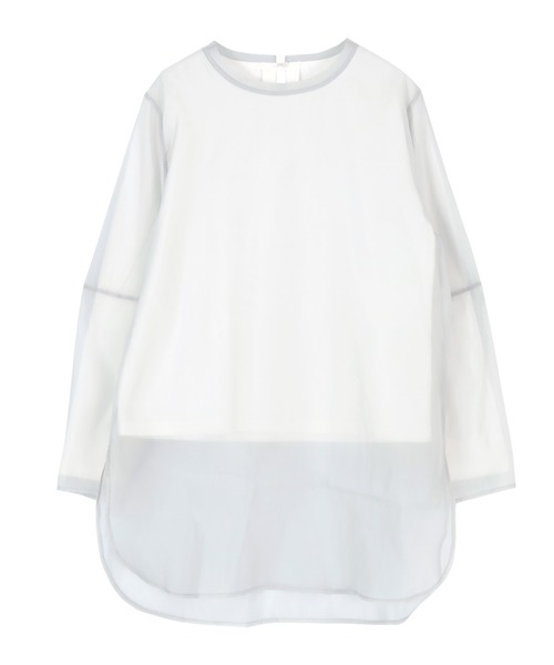 titivate(ティティベイト)の「シアーレイヤードプルオーバー(Tシャツ/カットソー・レディース・ライトブラウン/オフホワイト/ライトグレー・FREE)」の9枚目の写真
