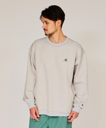 【Champion/チャンピオン】メンズ スポーツ テックウィーブテリークルーネックスウェットシャツ
