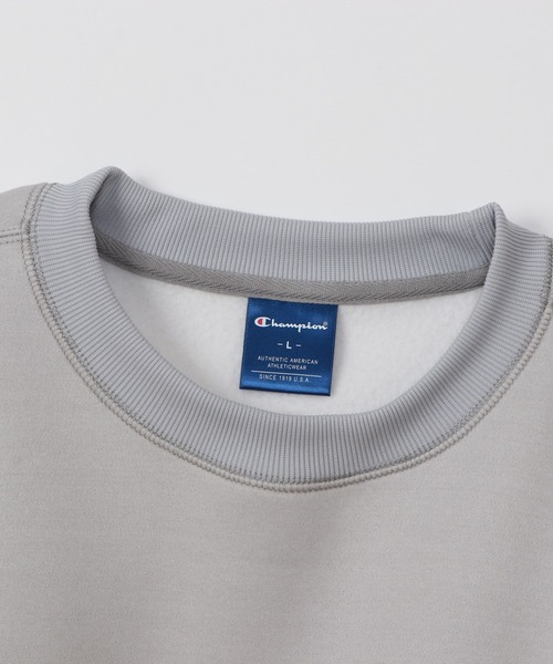 Champion(チャンピオン)の「【Champion/チャンピオン】メンズ スポーツ テックウィーブテリークルーネックスウェットシャツ(スウェット・メンズ・グレー/ブラック/グリーン系その他3・LARGE/X-LARGE/MEDIUM)」の14枚目の写真