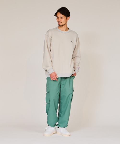 Champion(チャンピオン)の「【Champion/チャンピオン】メンズ スポーツ テックウィーブテリークルーネックスウェットシャツ(スウェット・メンズ・グレー/ブラック/グリーン系その他3・LARGE/X-LARGE/MEDIUM)」の8枚目の写真