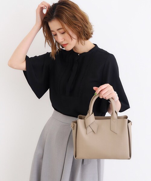 grove(グローブ)の「◆ハンドルノット2WAYトート(トートバッグ・レディース・ピンク系/ベージュ/ブラック・00)」の18枚目の写真