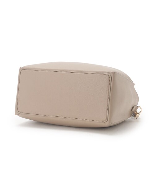 grove(グローブ)の「◆ハンドルノット2WAYトート(トートバッグ・レディース・ピンク系/ベージュ/ブラック・00)」の6枚目の写真