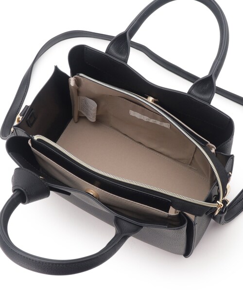 grove(グローブ)の「◆ハンドルノット2WAYトート(トートバッグ・レディース・ピンク系/ベージュ/ブラック・00)」の7枚目の写真