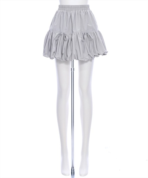 clear（クリア）の「インパン付きリボンバルーンミニスカート[ウィッシュコア ガーリー リボン ミニ丈]≪SS新作≫（スカート・レディース・オフホワイト/ブラック/グレー/ホワイト系その他・F）」の17枚目の写真