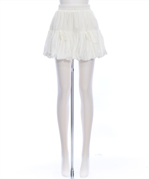 clear（クリア）の「インパン付きリボンバルーンミニスカート[ウィッシュコア ガーリー リボン ミニ丈]≪SS新作≫（スカート・レディース・オフホワイト/ブラック/グレー/ホワイト系その他・F）」の18枚目の写真