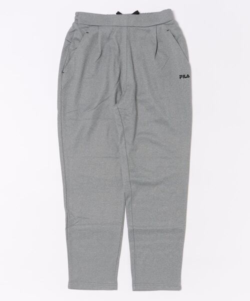 FILA(フィラ)の「FILA/フィラ タックテーパードパンツ(その他パンツ・レディース・ブラック/杢グレー・LL/L/M)」の1枚目の写真
