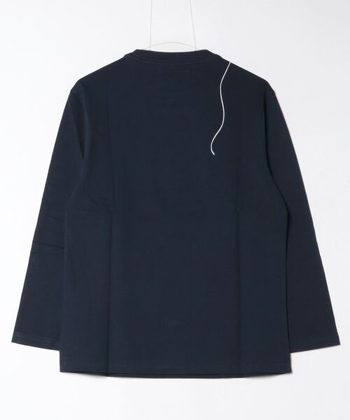HIPANDA(ハイパンダ)の「(HIPANDA ハイパンダ) 男女兼用 バルーンパンダ ロゴ プリント ロンT(Tシャツ/カットソー・メンズ・ネイビー/ホワイト/グレー・SMALL/MEDIUM/LARGE/X-LARGE/XX-LARGE)」の4枚目の写真