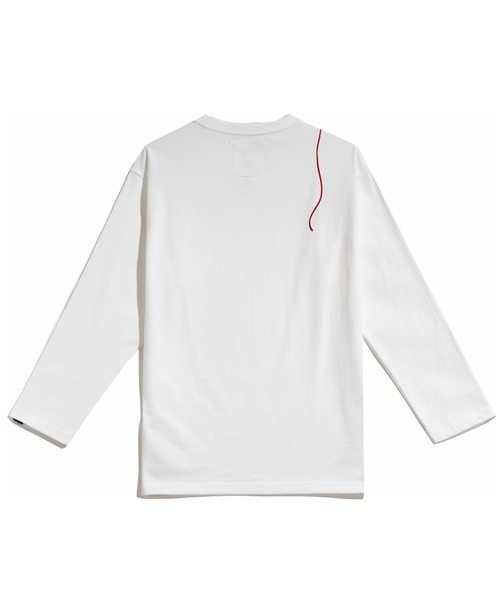 HIPANDA(ハイパンダ)の「(HIPANDA ハイパンダ) 男女兼用 バルーンパンダ ロゴ プリント ロンT(Tシャツ/カットソー・メンズ・ネイビー/ホワイト/グレー・SMALL/MEDIUM/LARGE/X-LARGE/XX-LARGE)」の11枚目の写真