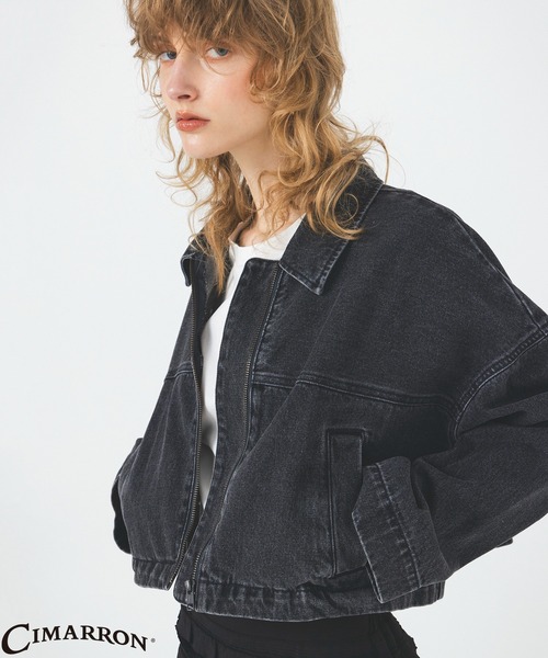【セール】【CIMARRON】VIS別注ショートフレアデニムジャケット（デニムジャケット）｜CIMARRON（シマロン）