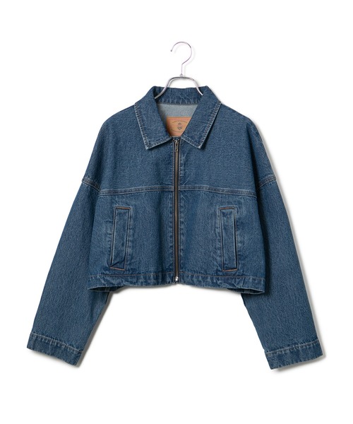 CIMARRON（シマロン）の「【CIMARRON】VIS別注ショートフレアデニムジャケット（デニムジャケット・レディース・ブルー系その他4/ブラック系その他・FREE）」の15枚目の写真