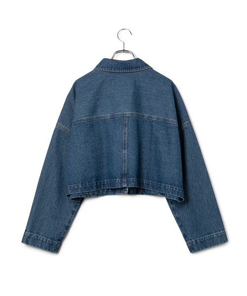 CIMARRON（シマロン）の「【CIMARRON】VIS別注ショートフレアデニムジャケット（デニムジャケット・レディース・ブルー系その他4/ブラック系その他・FREE）」の16枚目の写真