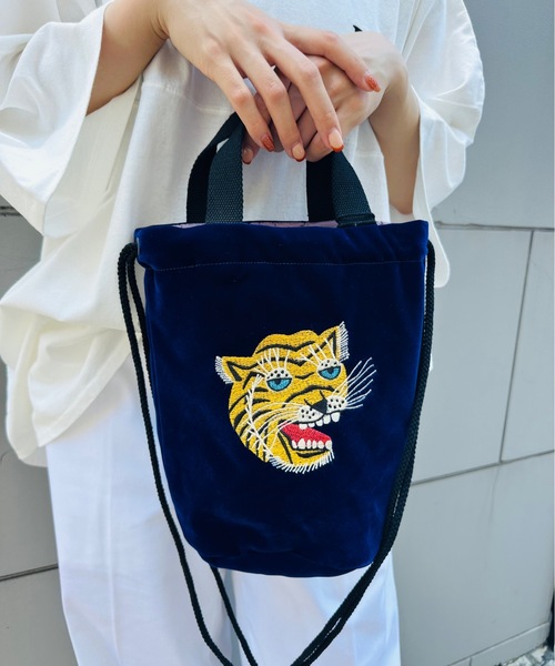 【セール】HOUSTON / VELVETEEN EFFECT BAG(TIGER /MAP) / 6874 / 6875(ショルダーバッグ)|HOUSTON(ヒューストン) 【セール】HOUSTON / VELVETEEN EFFECT BAG(TIGER /MAP) / 6874 / 6875(ショルダーバッグ)|HOUSTON(ヒューストン)
