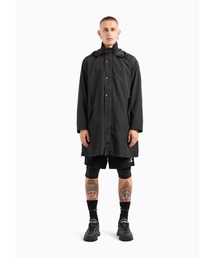 ARMANI EXCHANGE | 【A|X アルマーニ エクスチェンジ】＜オンライン限定＞シャイニーナイロン　フーデッドロングコート(ナイロンジャケット)