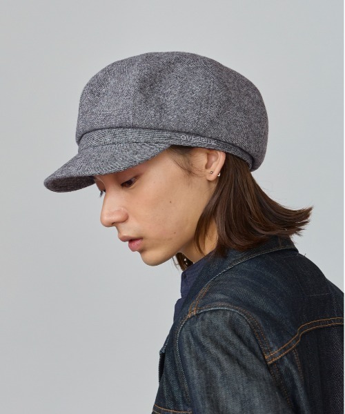 OVERRIDE(オーバーライド)の「OVERRIDE REW TWEED CASQUETTE / オーバーライド(キャスケット・メンズ・ホワイト/ブラック/ベージュ・58cm/60cm)」の5枚目の写真