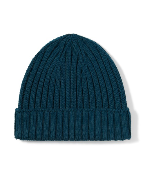 無印良品（ムジルシリョウヒン）の「おでこのチクチクを抑えた　ウール混　リブ編み　ワッチ（ニットキャップ/ビーニー・レディース・ベージュ/ブラック/チャコールグレー/マスタード/ブルー/ダークブラウン系/レンガ・55-59cm）」の5枚目の写真