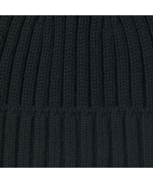 無印良品（ムジルシリョウヒン）の「おでこのチクチクを抑えた　ウール混　リブ編み　ワッチ（ニットキャップ/ビーニー・レディース・ベージュ/ブラック/チャコールグレー/マスタード/ブルー/ダークブラウン系/レンガ・55-59cm）」の12枚目の写真