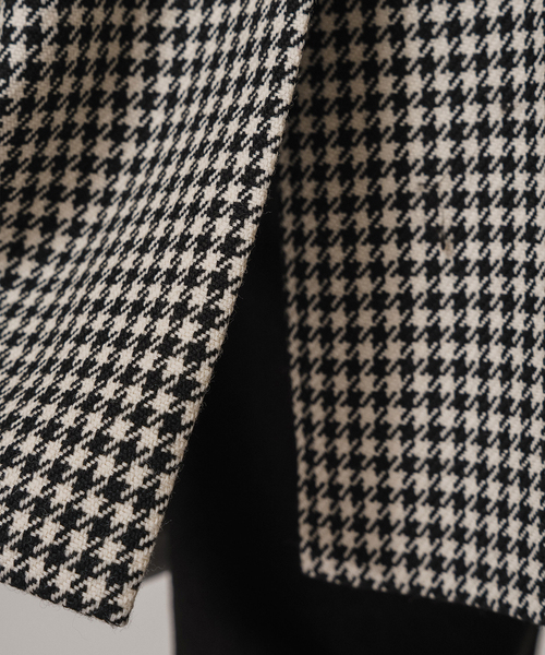 Mackintosh（マッキントッシュ）の「MACKINTOSH(マッキントッシュ) 別注 HUMBIE/ハンビー CHESTERGTS SL SHORT チェック（チェスターコート・メンズ・ブラック・40/38/36）」の13枚目の写真