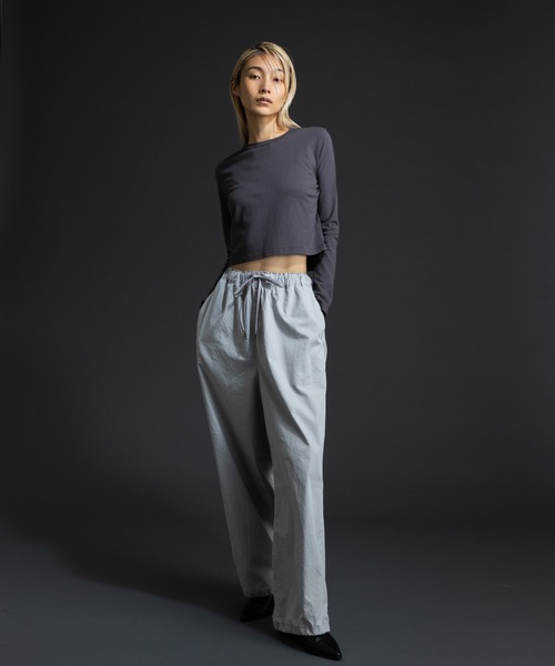 paradigm（パラダイム）の「ガス焼き天竺コンパクトT（Tシャツ/カットソー・レディース・ブラック/チャコールグレー/ホワイト・SMALL/MEDIUM）」の10枚目の写真