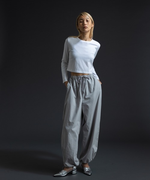 paradigm（パラダイム）の「ガス焼き天竺コンパクトT（Tシャツ/カットソー・レディース・ブラック/チャコールグレー/ホワイト・SMALL/MEDIUM）」の19枚目の写真