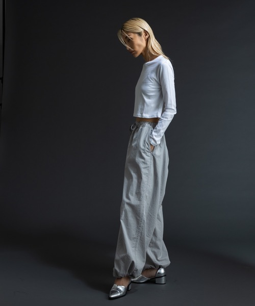 paradigm（パラダイム）の「ガス焼き天竺コンパクトT（Tシャツ/カットソー・レディース・ブラック/チャコールグレー/ホワイト・SMALL/MEDIUM）」の20枚目の写真