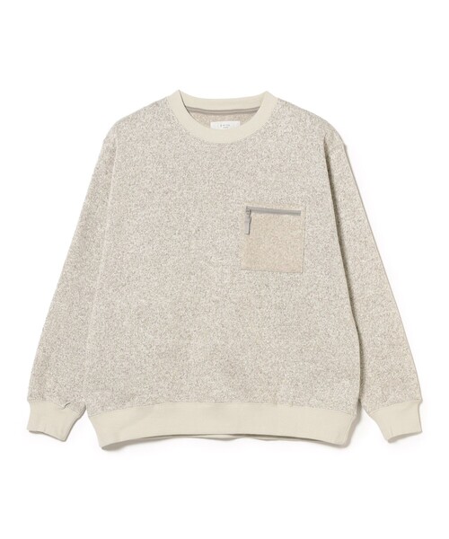 B:MING by BEAMS（ビーミングバイビームス）の「ライトフリース クルーネック スウェット（スウェット・メンズ・ネイビー/チャコールグレー/ライトグレー・SMALL/MEDIUM/LARGE/X-LARGE）」の17枚目の写真