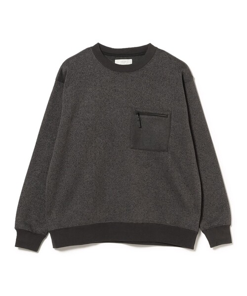 B:MING by BEAMS（ビーミングバイビームス）の「ライトフリース クルーネック スウェット（スウェット・メンズ・ネイビー/チャコールグレー/ライトグレー・SMALL/MEDIUM/LARGE/X-LARGE）」の21枚目の写真