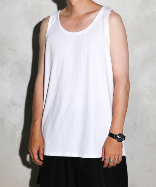 THRIFTY LOOK(スリフティールック)の「THRIFTY LOOK / スリフティールック ROYAL APPAREL TANK-TOP ロイヤルアパレル タンクトップ(タンクトップ・メンズ・ブラック/ホワイト・X-LARGE/XX-LARGE)」の1枚目の写真