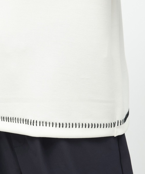 LAKOLE（ラコレ）の「ダンボールステッチ長袖T/142341（Tシャツ/カットソー・メンズ・ダークオリーブ/ブラック/ホワイト・MEDIUM/LARGE）」の8枚目の写真