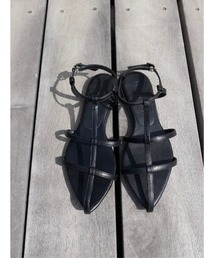 TRUNC | Line Strap Flat Sandals Ⅱ(サンダル)