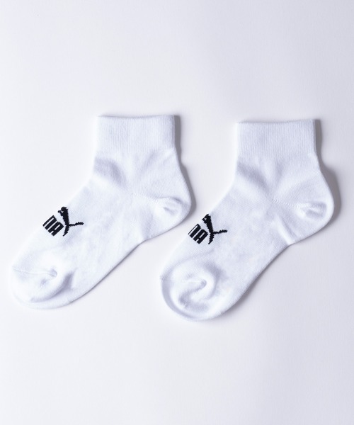 PUMA（プーマ）の「PUMA プーマ ブランド ワンポイント ロゴ ショートソックス 子供用 靴下 3足セット 19cm～25cm（ソックス/靴下・キッズ・ブラック/マルチ/ホワイト・19-21cm/21-23cm/23-25cm）」の5枚目の写真