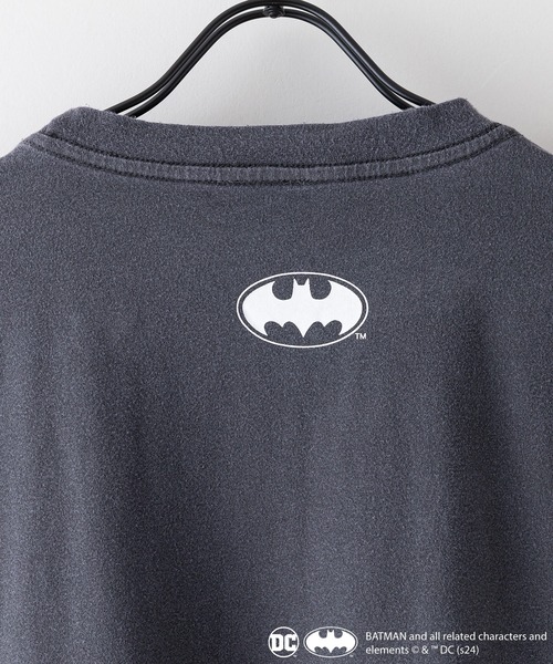 LB/S （エルビーエス）の「【BATMAN/バットマン】パウダーブリーチ加工 ビッグシルエットロンT ドロップショルダー オーバーサイズ　ヴィンテージ加工（Tシャツ/カットソー・メンズ・ブルー系その他/グレー系その他/グレー系その他2/グリーン系その他2・MEDIUM/LARGE）」の11枚目の写真