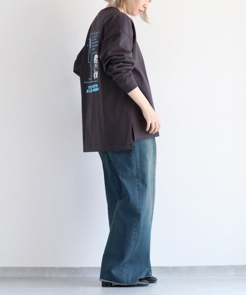 cepo(セポ)の「【SMURFS/スマーフ】ロングスリーブTee(Tシャツ/カットソー・レディース・ブラック系2/ブラック系1/ホワイト系2/ホワイト系1・FREE)」の11枚目の写真