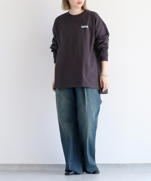 cepo(セポ)の「【SMURFS/スマーフ】ロングスリーブTee(Tシャツ/カットソー・レディース・ブラック系2/ブラック系1/ホワイト系2/ホワイト系1・FREE)」の12枚目の写真