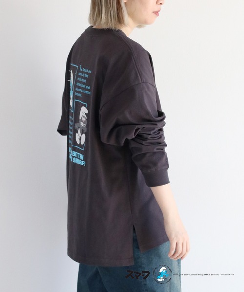 cepo(セポ)の「【SMURFS/スマーフ】ロングスリーブTee(Tシャツ/カットソー・レディース・ブラック系2/ブラック系1/ホワイト系2/ホワイト系1・FREE)」の9枚目の写真